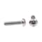Prime-Line Machine Screw, Round, Phil/Sltd Comb Drive No. 10-24 X 3/4in 18-8 Stainless Steel 100PK 9004597 - alternate 2